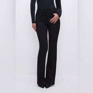 Good American Black Boot Cut Jeans